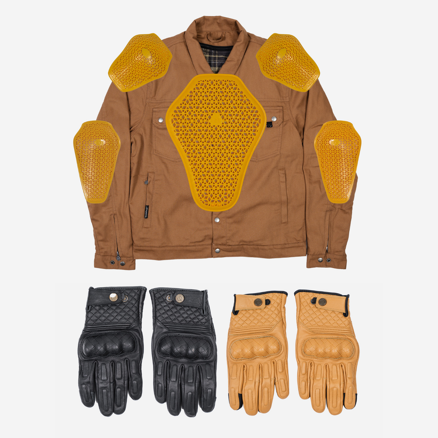 Wyman Armored Jacket + Leather Gloves